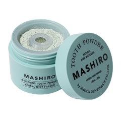 Bột đánh trắng răng Mashiro hương bạc hà thảo mộc 30g - Hàng Nhật nội địa