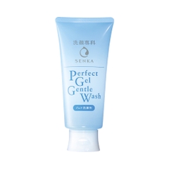 Gel Rửa Mặt Dịu Nhẹ Cho Da Nhạy Cảm Senka Perfect Gel Gentle Wash 100g - Hàng Nhật nội địa