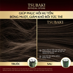 Kem xả phục hồi hư tổn màu đỏ Tsubaki 180g - Hàng Nhật chính hãng