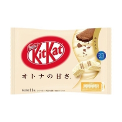 Bánh Kitkat Nhật Bản vị sữa phủ chocolate bịch 11 gói (New 2021) - Hàng Nhật nội địa