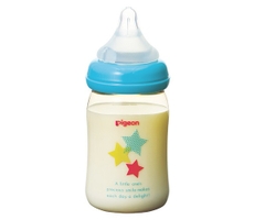 Bình sữa nhựa ngôi sao 160ml Pigeon