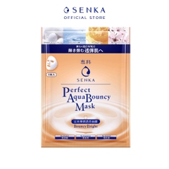 Mặt nạ dưỡng da đàn hồi và sáng mịn SENKA Aqua B Bright Mask 25ml