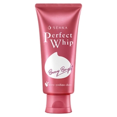 Sữa rửa mặt dưỡng da sáng hồng Senka Perfect Whip Berry Bright 100g