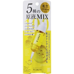 Serum dưỡng sáng da, thu nhỏ lỗ chân lông (Biyougenki B:ample Vitamin C & 5 mix serum) 10ml  - Hàng Nhật nội địa