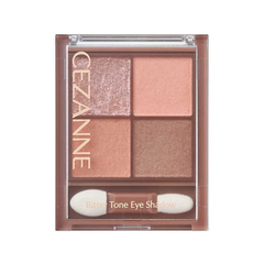 Phấn mắt 4 màu Cezanne Beige Tone Eye Shadow 02 ( Tone hồng đất) - Hàng Nhật nội địa