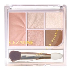 Bảng phấn mắt, má, mặt Cezanne 5 màu (02) - Hàng Nhật nội địa