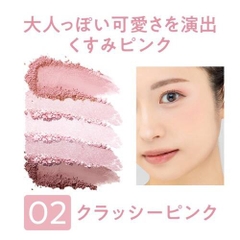 Bảng phấn mắt, má, mặt Cezanne 5 màu (02) - Hàng Nhật nội địa
