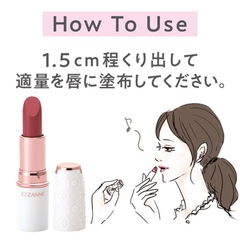 Son môi Cezanne Lasting Stay Lip Color màu 01 ( Đỏ hồng) - Hàng Nhật chính hãng