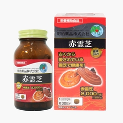 Viên uống nấm linh chi đỏ Red Reishi Mushroom Meiji 240 viên- Hàng Nhật nội địa