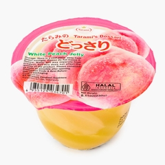 Thạch hủ Tarami Dossari vị đào trắng 230g - Hàng Nhật nội địa