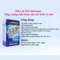 Viên uống DHA 800mg và EPA50mg của Maruman - Hàng Nhật nội địa