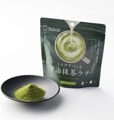 Bột trà xanh sữa vị matcha latte xanh đậm 100gr - Hàng Nhật nội địa