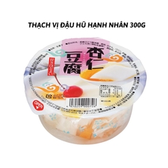 Thạch vị đậu hũ hạnh nhân, vị dưa lưới, vị trái cây đủ vị 300g - Hàng Nhật nội địa