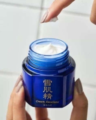 Kem Dưỡng Trắng Và Phục Hồi Da Ban Đêm Kose Sekkisei Cream Excellent 50g - Hàng Nhật nội địa