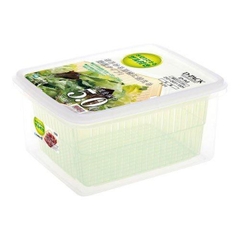Hộp đựng thực phẩm 5l 2 lớp tách nước tiện dụng - Hàng Nhật nội địa