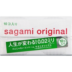 Bao cao su Sagami Original 0.02 hộp 10 chiếc - Hàng Nhật nội địa