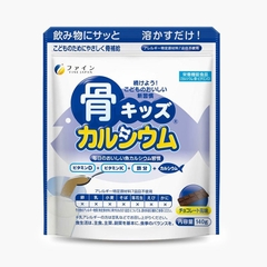 Bột canxi Cá Tuyết FINE BONES Nhật Bản vị socola túi 140g - Hàng Nhật nội địa