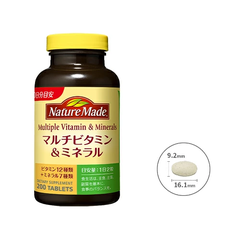 Viên Uống Bổ Sung Vitamin Tổng Hợp Và Khoáng Chất Nature Made Multipe Vitamin & Minerals 200 Viên Nhật Bản - Hàng Nhật nội địa