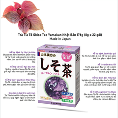 Trà Tía Tô Shiso Tea Yamakan Nhật Bản (8g x 22 gói) - Hàng Nhật nội địa