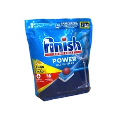 Viên rửa chén bát Finish Power All in 1 túi 56 viên