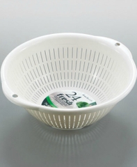 Rổ nhựa 3.6L màu trắng - Hàng Nhật nội địa