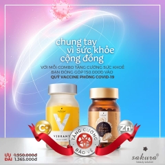 (SALE 30%) Combo Tăng Cường Đề Kháng, Bảo vệ sức khỏe cao cấp Sakura Beauty