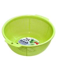 Rổ nhựa 28 cm màu xanh - Hàng Nhật nội địa