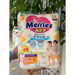 Bỉm Merries nội địa quần XL38+6