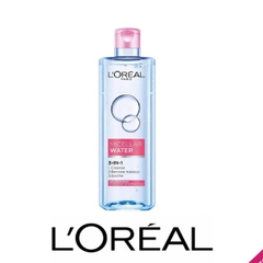 Nước Tẩy Trang L'Oreal Paris Micellar Water 3-in-1 Dưỡng Ẩm Cho Da Thường Khô 400ml
