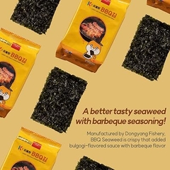 Snack rong biển vị BBQ thịt nướng Otter Mong (4.5g x 3) - Hàng Nhật nội địa