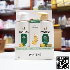 Set dầu gội Pantene mềm mượt màu xanh lá new 2022