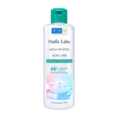 Nước tẩy trang sạch sâu cho da mụn, nhạy cảm Hada Labo Micellar Water Acne Care 240ml