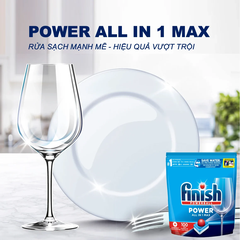 Viên rửa chén bát Finish Power All in 1 túi 100 viên