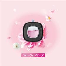 Set 2 lọ nước hoa ô tô hương hoa - Hàng Nhật nội địa