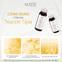 ( MUA 1 TẶNG 1) Nước Uống Collagen Hàm Lượng Cao Nucos SPA 9in1 10,000mg ( Hộp 10 Lọ) - Hàng Nhật chính hãng