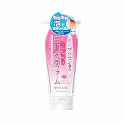 Sữa rửa mặt chứa tinh chất nhau thai ngựa sạch sâu, sáng mịn White Label Premium Placenta Wash MICCOSMO 110g - Hàng Nhật chính hãng