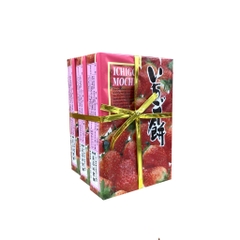 Set 3 hộp bánh Mochi Ichigo dâu tây 360g - Hàng Nhật nội địa