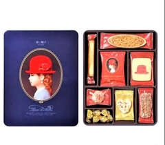 Bánh Quy tổng hợp Akai Boshi Nhật Hộp 175g - Hàng Nhật nội địa