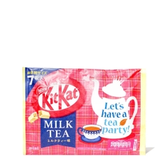 Sô cô la KitKat vị trà sữa Nestlé KitKat Mini Milk Tea 81,2g - Hàng Nhật nội địa