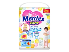 Bỉm Merries nội địa Nhật size L44+6 miếng quần