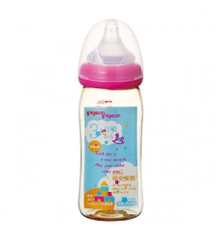 Bình sữa pigeon màu hồng 240ml