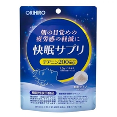 Bột Uống Hỗ Trợ Ngủ Ngon Orihiro 14 Gói - Hàng Nhật nội địa