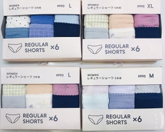 Set 6 quần chíp Gu size L mẫu 1 - Hàng Nhật nội địa