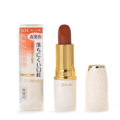 Son Lì Cezanne Không Chì Mềm Mịn Lasting Lip Color 504 (cam nâu) - Hàng Nhật nội địa