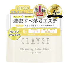 Sáp tẩy trang Clayge Cleaning Balm Clear ( hộp trắng) - Hàng Nhật nội địa