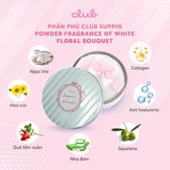 PHẤN PHỦ DƯỠNG DA CLUB SUPPIN POWDER B HƯƠNG HOA TRẮNG - Hàng Nhật nội địa