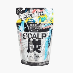 Dầu gội than hoạt tính cho nam Kose Men's Softymo dạng túi 400ml - Hàng Nhật nội địa