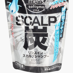 Dầu gội than hoạt tính cho nam Kose Men's Softymo dạng túi 400ml - Hàng Nhật nội địa