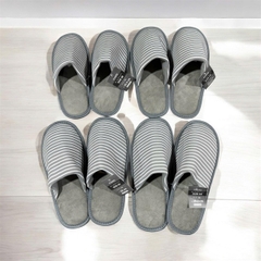 Dép đi trong nhà kín mũi đế nhựa chống trượt Comfy (mẫu 2, size 38) - Hàng Nhật nội địa