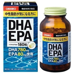 Viên uống bổ não Orihiro DHA& EPA hộp 180v – Hàng Nhật nội địa